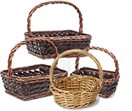 20-21 	Antique Stained Basket Sets©