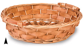 Oval Split Wood Bowl
