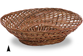 Oval Bamboo Bowl #4/5-331