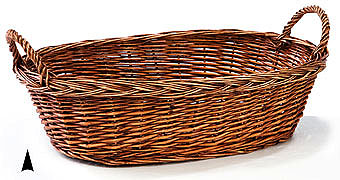 Oval Stained Willow Bowl  #4/1070/20S  