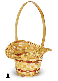 #29/1721W White Princess Basket w/Liner
