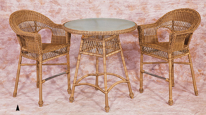 #UB3147/BTA  Bar Table w/2 Chairs