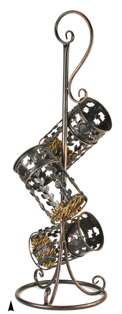 Metal and Seagrass
3 Bottle Holder