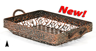 Metal and Seagrass
3 Bottle Holder