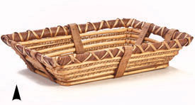 Oblong Willow and Rope Tray