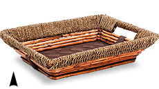 Oval Bamboo Galley Tray