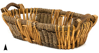 Oval Willow & Seagrass Bowl #3/6069