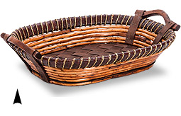 Oblong Willow, Seagrass & Straw Tray
