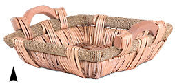 Square Willow and Seagrass Tray  #3/170