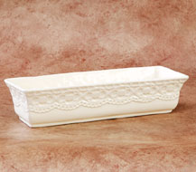 Ceramic Window Box Planter #7/6482