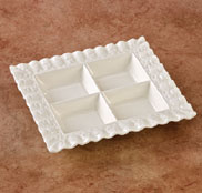 Ceramic 4-Section Tray #700258