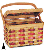 Wood Picnic w/Burgundy Stripes #5/425