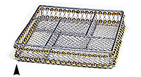 Willow Heart Tray with 3 Sections